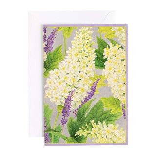 Caspari Fleurs de Mariage Wedding Card - 1 Card & 1 Envelope 87507.02