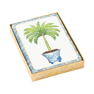 Caspari Potted Palms Boxed Note Cards - 8 Note Cards & 8 Envelopes 88605.46