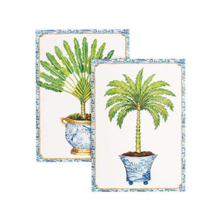 Caspari Potted Palms Boxed Note Cards - 8 Note Cards & 8 Envelopes 88605.46