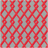 Trellis Coral & Silver Foil Gift Wrapping Paper - 76 cm x 1.83 m Roll