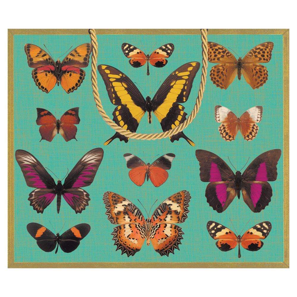 Caspari Deyrolle Butterflies Large Gift Bag - 1 Each 8943B3