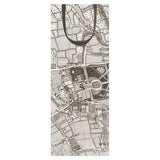Caspari London Map Wine & Bottle Gift Bag - 1 Each 8968B4