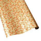 Caspari The Coral Sea Gift Wrapping Paper in Gold Foil - 30" x 5' Roll 90090RSC