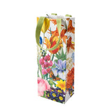 Caspari Redoute Floral Wine & Bottle Gift Bag - 1 Each 9027B4