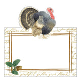 Caspari Founders' Thanksgiving Die-Cut Place Cards - 8 Per Package 90924P