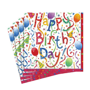 Happy Birthday Gift Wrapping Paper - 30 x 8' Roll – Caspari UK