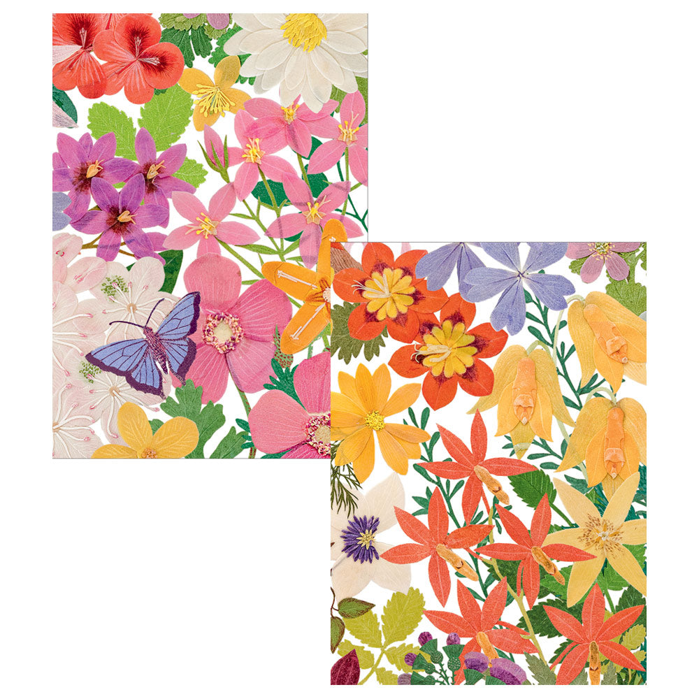 Halsted Floral Assorted Blank Note Cards - 8 Note Cards & 8 Envelopes