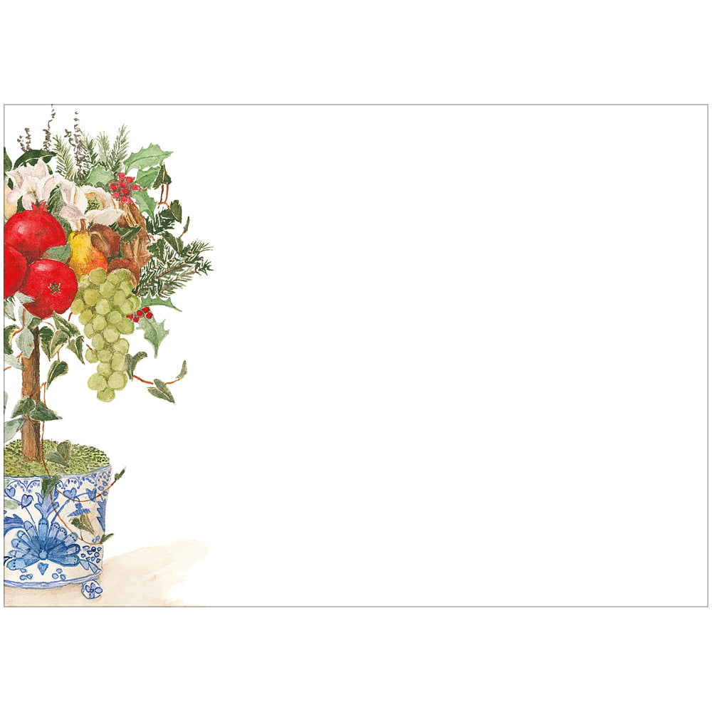 Fruit Topiary Blank Correspondence Cards - 20 Cards & 20 Envelopes 92629CCU