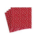 Caspari Small Dots Paper Cocktail Napkins in Red - 20 Per Package 9500C