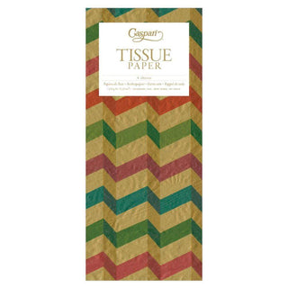 Caspari Pleats Tissue Paper in Gold - 4 Sheets Included 9628TIS