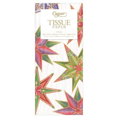 Caspari Jeweled Stars Tissue Paper - 4 Sheets Included – Caspari UK