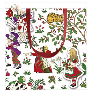 Alice in a Winter Wonderland Large Gift Bag - 1 Each