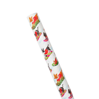 Caspari Off Leash Gift Wrapping Paper - 30" x 8' Roll 9718RC