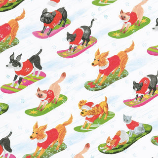 Caspari Off Leash Gift Wrapping Paper - 30" x 8' Roll 9718RC