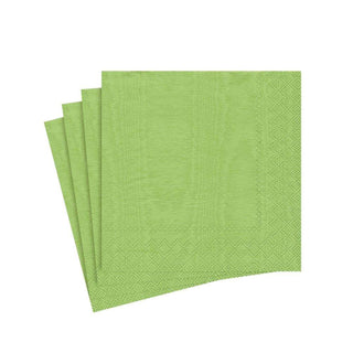 Caspari Moiré Paper Cocktail Napkins in Lime - 20 Per Package 9729C