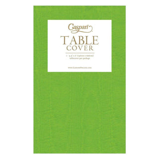 Caspari Moiré Paper Table Cover in Moss Green - 1 Each 9734TCP