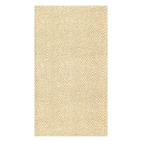 Caspari Natural Jute Paper Linen Guest Towel Napkins - 12 Per Package 9760GG