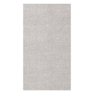 Caspari Jute Paper Linen Guest Towel Napkins in Flax - 12 Per Package 9761GG