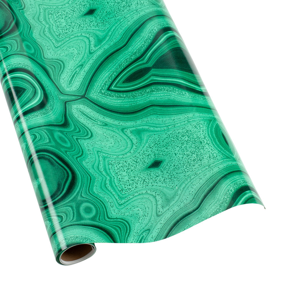 Malachite Gift Wrapping Paper - 76.2 cm x 243.8 cm Roll