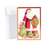 Santa Claus Advent Calendar Greeting Card - 1 Card & 1 Envelope ADV226C
