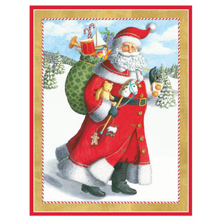 Noel Santa Portrait Large Boxed Christmas Cards - 12 Cards & 13 Envelopes