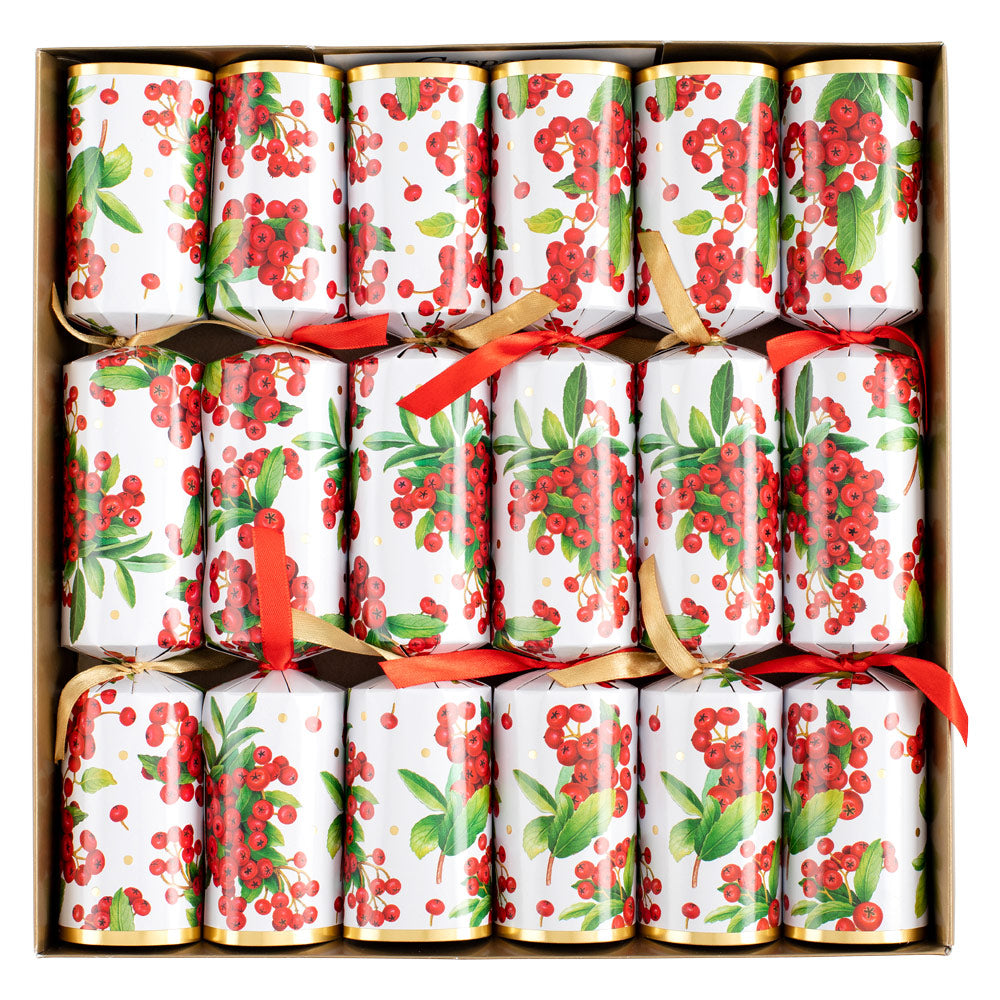 Christmas Berry Celebration Crackers - 6 Per Box CK151.12