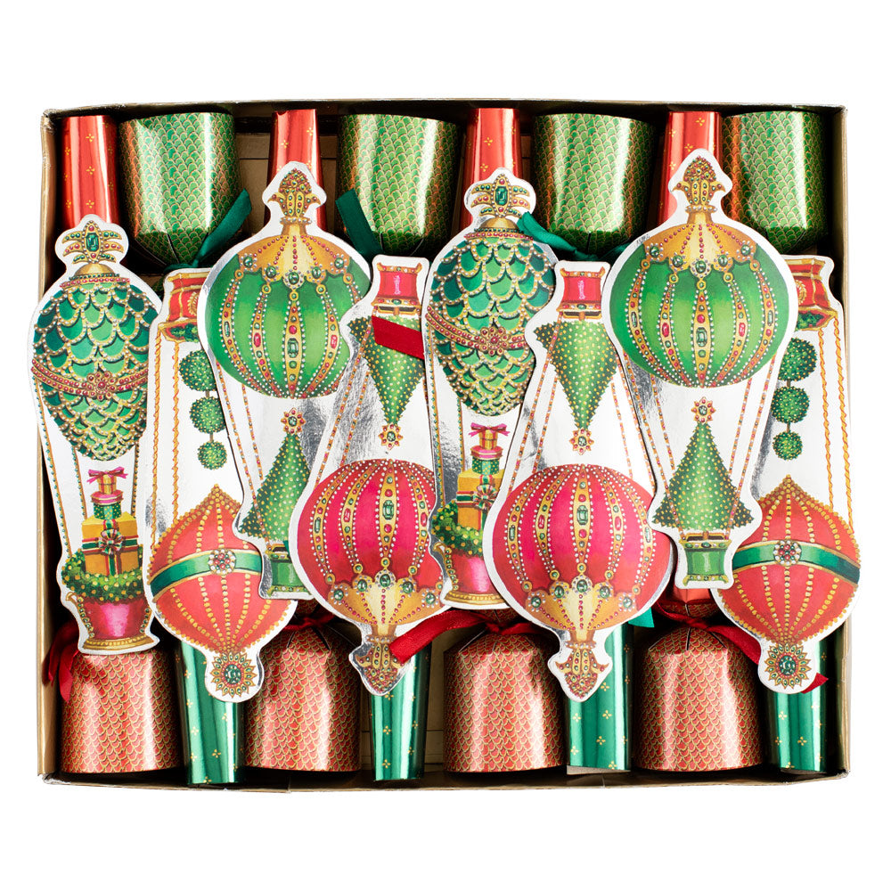 Christmas in the Air Cone-Shaped Celebration Crackers - 8 Per Box CK153.10