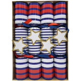 Breton Stripe Celebration Crackers - 8 Per Box