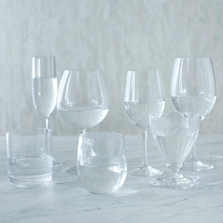Caspari Acrylic 20.5oz Wine Glasses in Crystal Clear - 1 Each ACR012