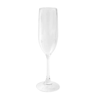 Caspari Acrylic Champagne Flute in Crystal Clear - 1 Each ACR014