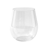 Caspari Acrylic 18.5oz Stemless Wine Glass in Crystal Clear - 1 Each ACR015