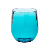 Caspari Acrylic 12oz Tumbler Glass in Turquoise - 1 Each ACR102