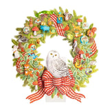 Caspari Snowy Owl Wreath Advent Calendar - 1 Each ADV272