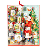 Caspari Santa at the Mantel Advent Calendar - 1 Each ADV274