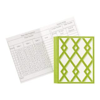 Caspari Trellis Bridge Tally Sheets - 12 Per Package BT112