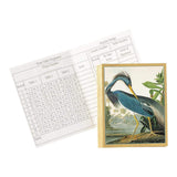 Caspari Audubon Birds Bridge Tally Sheets - 12 Per Package BT127