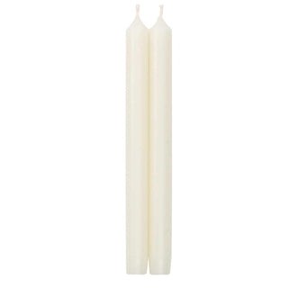 Caspari Straight Taper 12" Candles in White - 2 Candles Per Package CA00.12