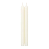 Caspari Straight Taper 10" Candles in White - 2 Candles Per Package CA00.2
