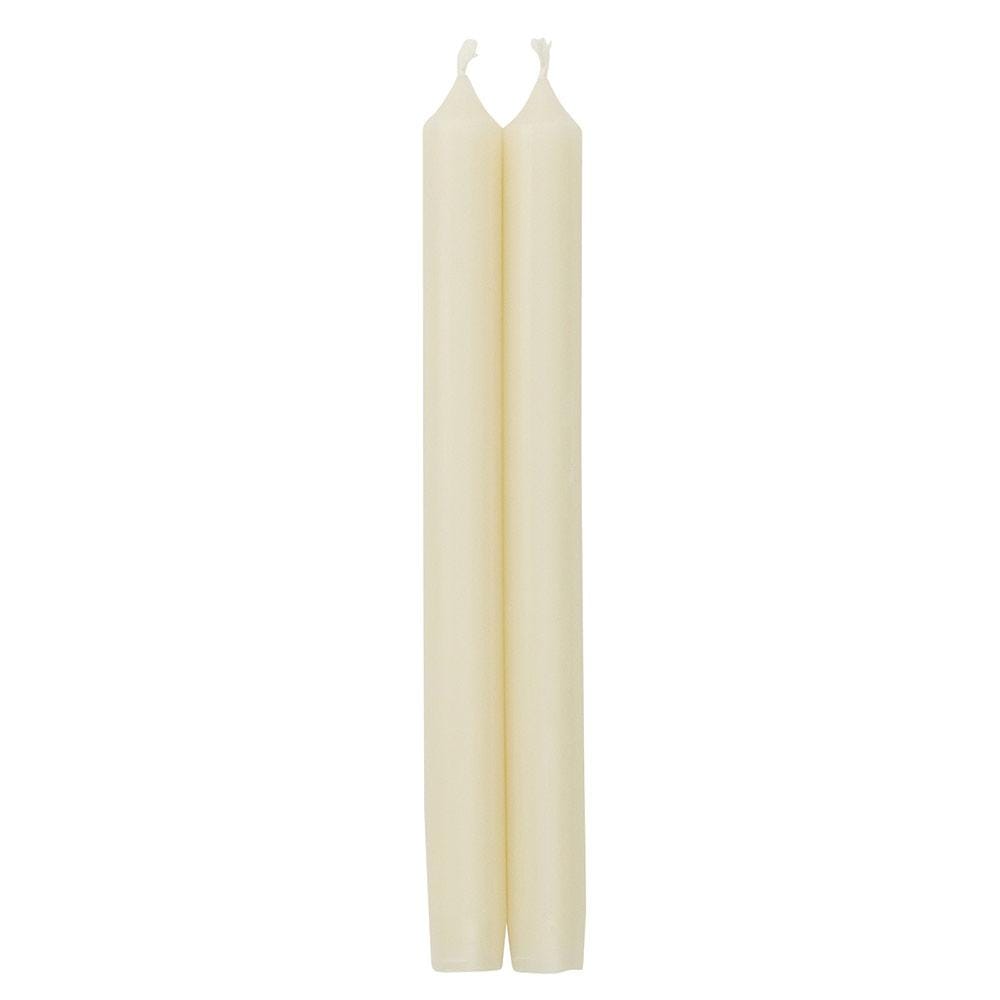 Caspari Straight Taper 12" Candles in Ivory - 2 Candles Per Package CA01.12