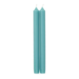 Caspari Straight Taper 10" Candles in Turquoise - 2 Candles Per Package CA40.2