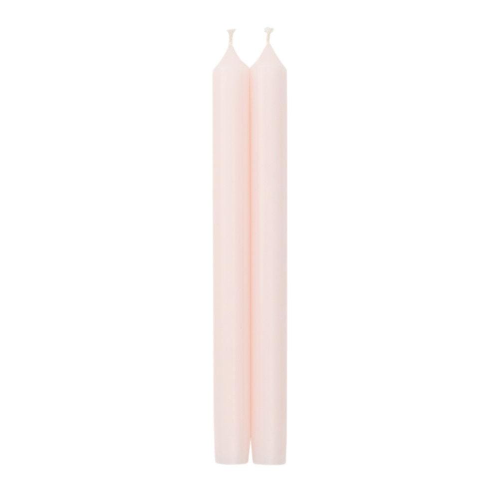 Caspari Straight Taper 10" Candles in Petal Pink - 2 Candles Per Package CA53.2