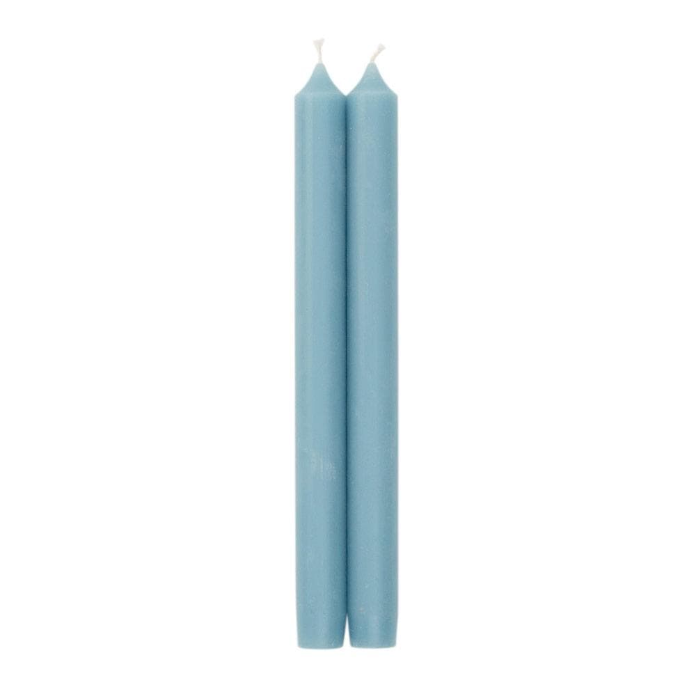 Caspari Straight Taper 10" Candles in Stone Blue - 2 Candles Per Package CA82.2