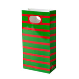Caspari Bretagne Favor Bags in Red & Green - 8 Per Package FAV011