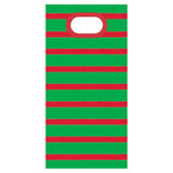 Caspari Bretagne Favor Bags in Red & Green - 8 Per Package FAV011