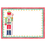Caspari March of the Nutcrackers Self-Adhesive Labels - 12 Per Package LTAG108