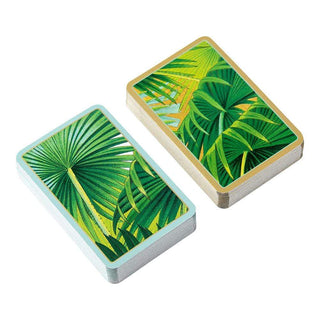 Caspari Palm Fronds Playing Cards - 2 Decks Included PC144