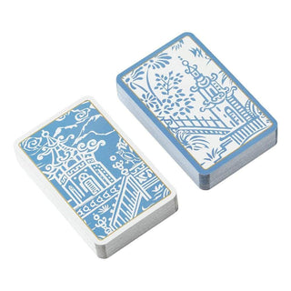Caspari Pagoda Toile Playing Cards - 2 Decks Included PC145