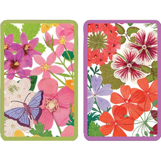 Caspari Halsted Floral Playing Cards - 2 Decks Included PC148