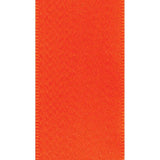Caspari Narrow Solid Orange Satin Wired Ribbon - 8 Yard Spool R858