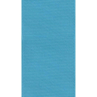 Caspari Narrow Turquoise Grosgrain Wired Ribbon - 8 Yard Spool R870